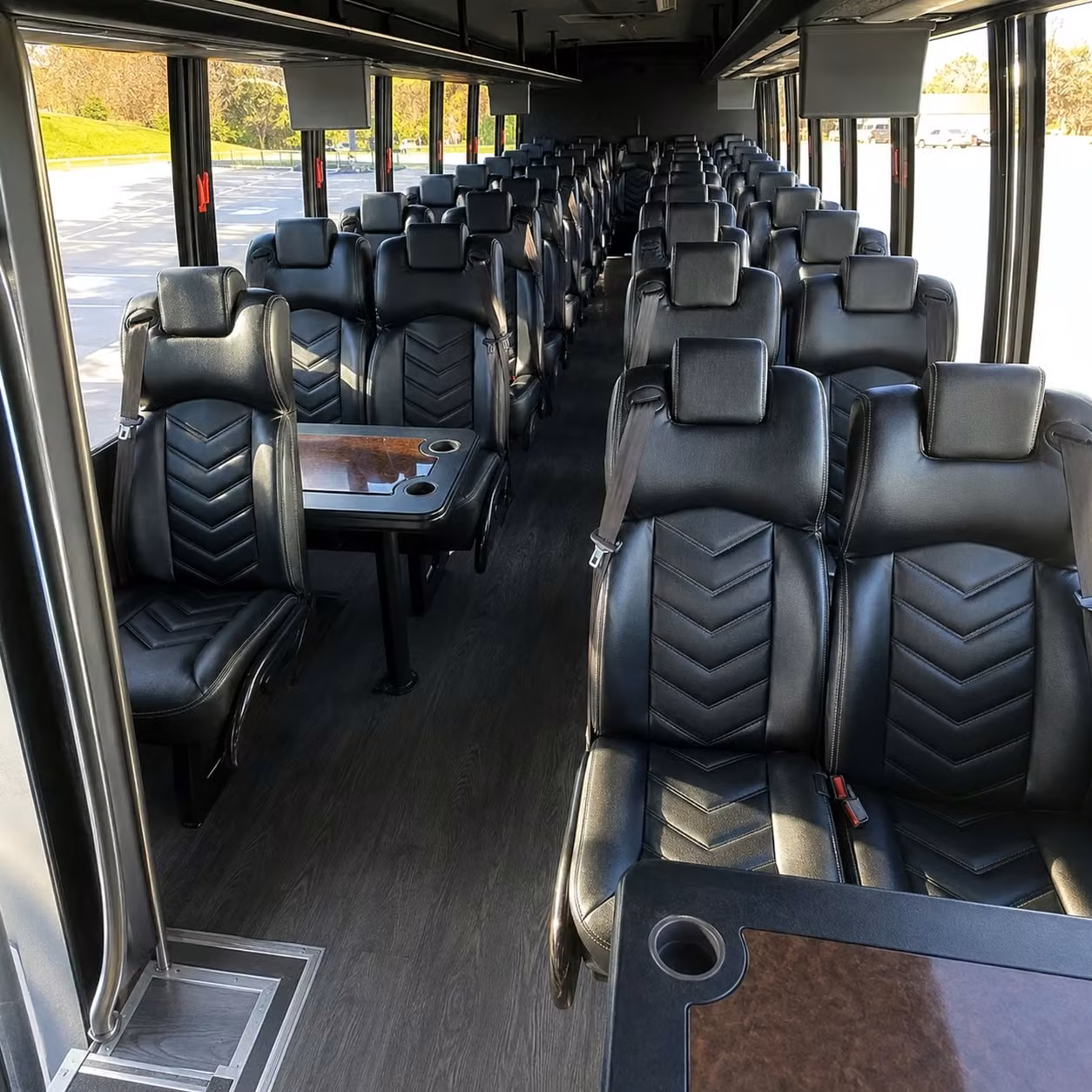 30 passenger minibus inside