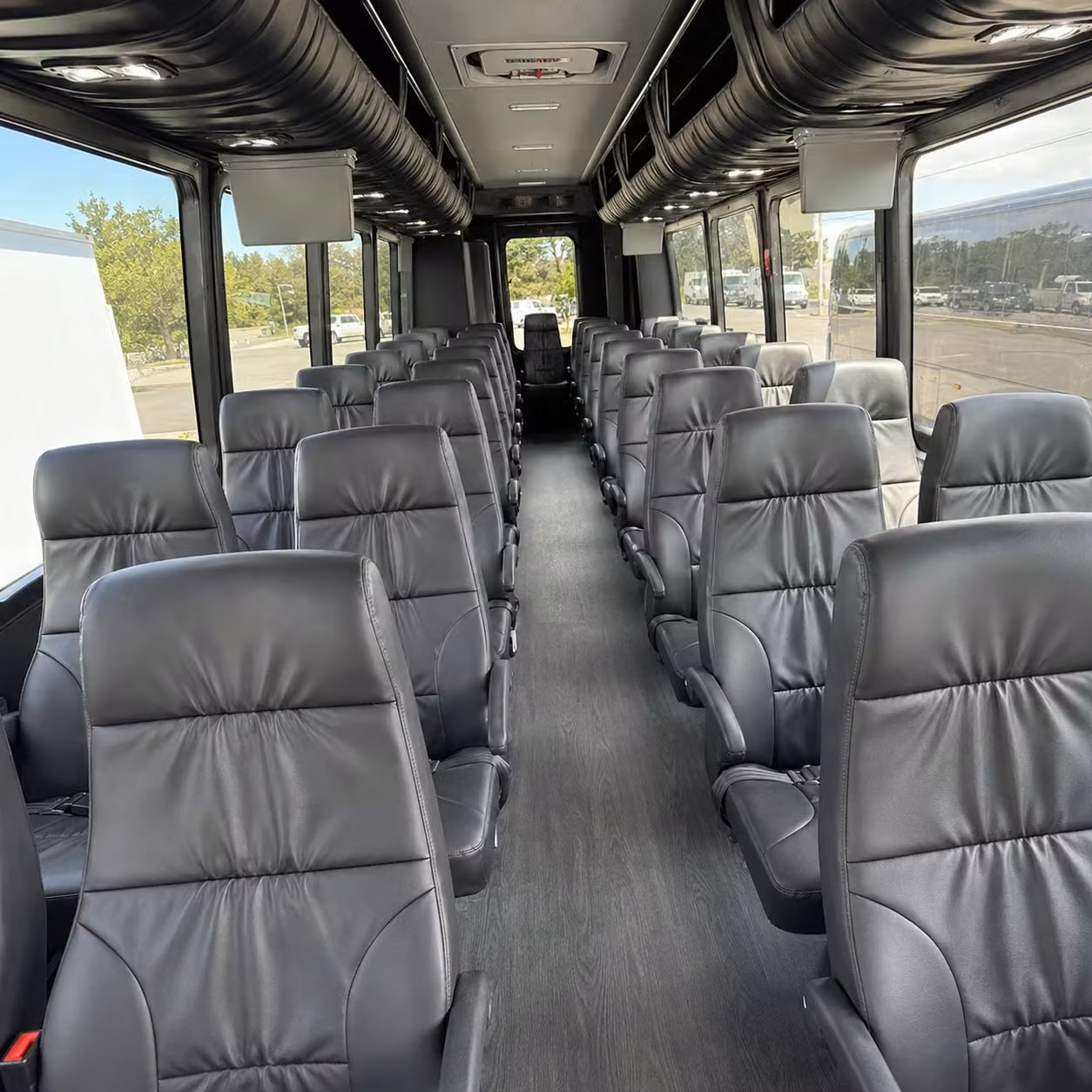 35 passenger minibus inside