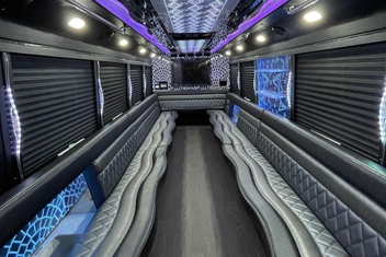 Wichita Party Bus Interior